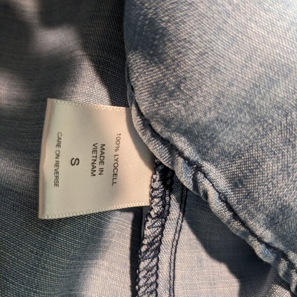 Lightweight Light Wash Denim Dress - Picture 6 of 7